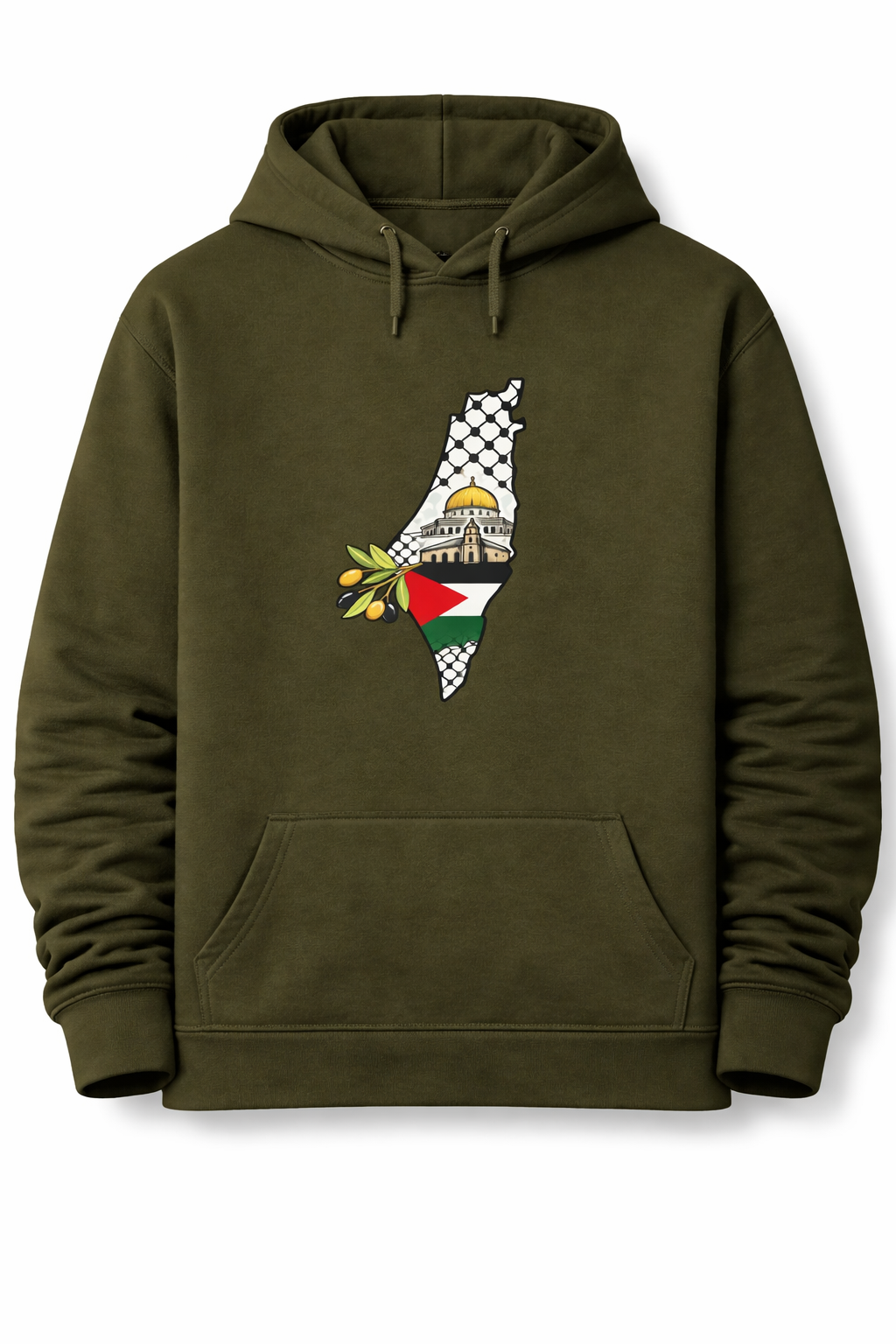 Palestine Map Heritage" Premium Hoodie - Hoodies t-shirt design