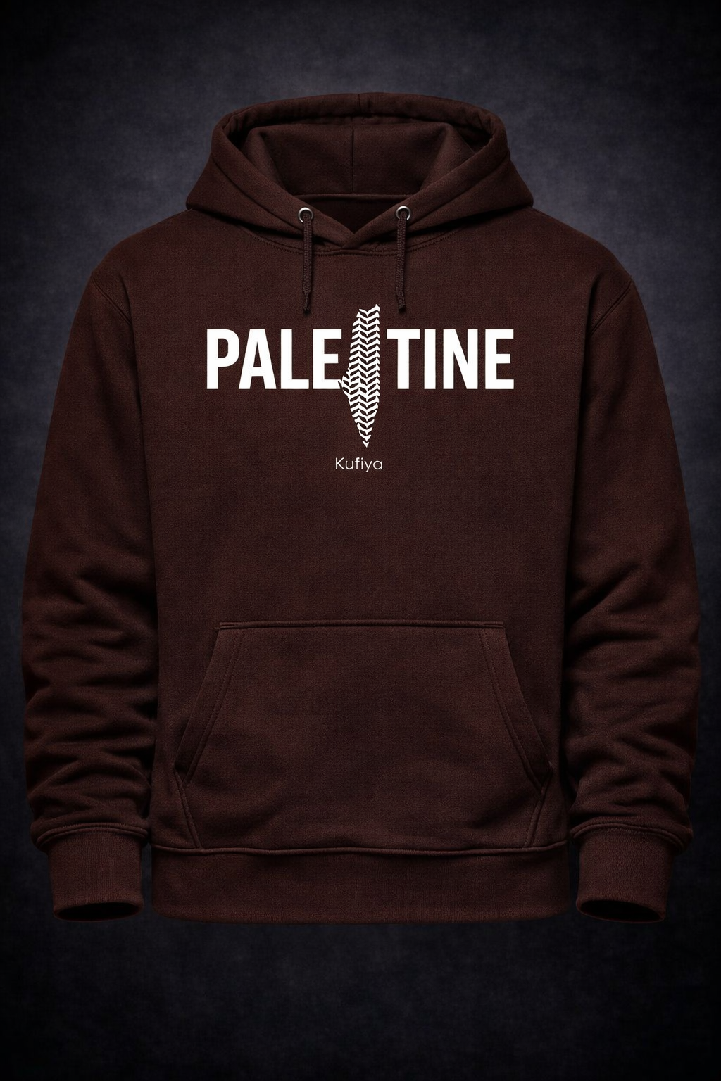 Palestine Kufiya Map" Statement Hoodie - Image 3