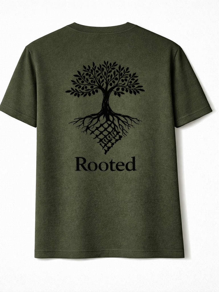 Rooted Tee – Kufiya Edition - Image 4