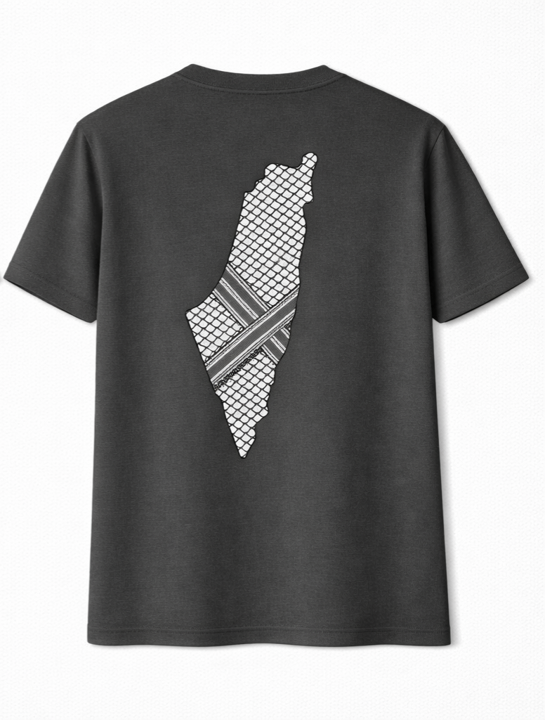 Palestine Map Tee – Kufiya Edition - Image 12