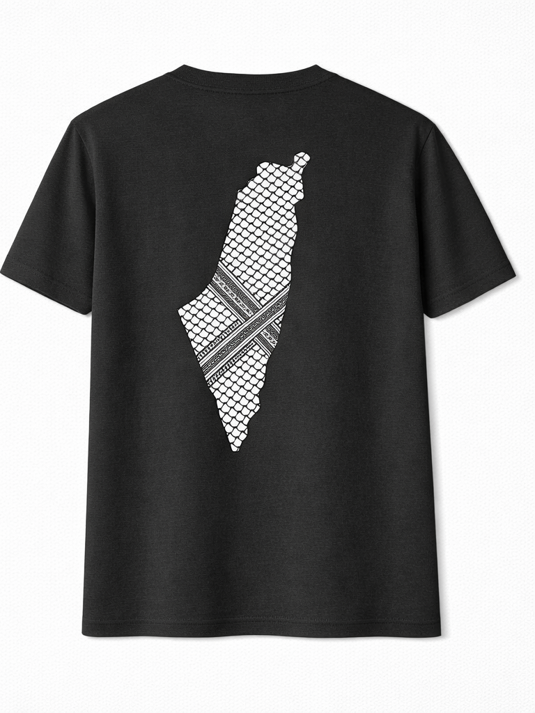 Palestine Map Tee – Kufiya Edition - Image 10